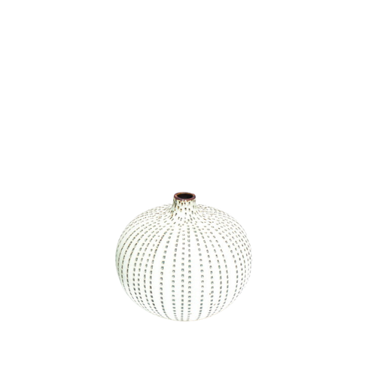 Bari vase - Lille Brun Prik K7 - Lindform