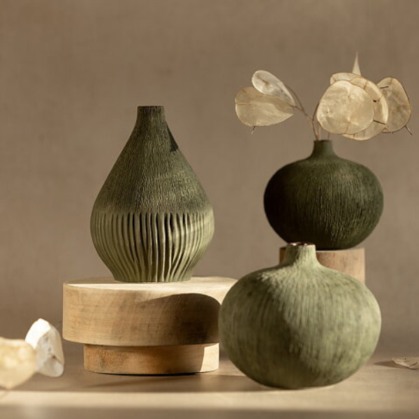 Bari vase - lille Forest green K40 - Lindform