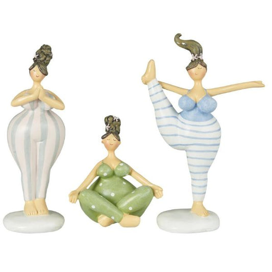 Damer i yoga positur - 27503-99 - Ib Laursen