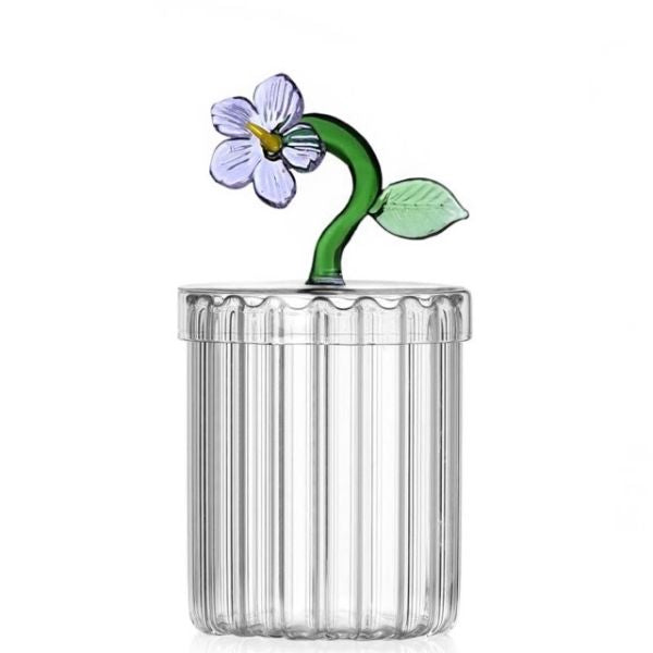 Glasæske - Lilla blomst - Botanica 354.005 - Ichendorf