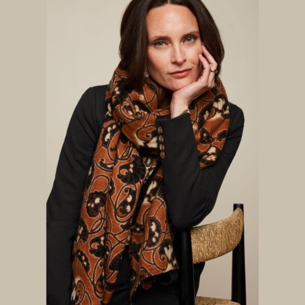 Celilia scarf - Cognac orange - King Louie