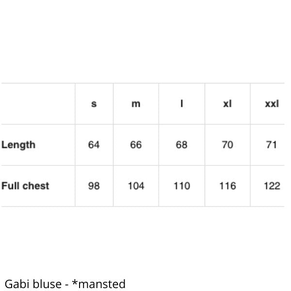 Gabi bluse - Mansted
