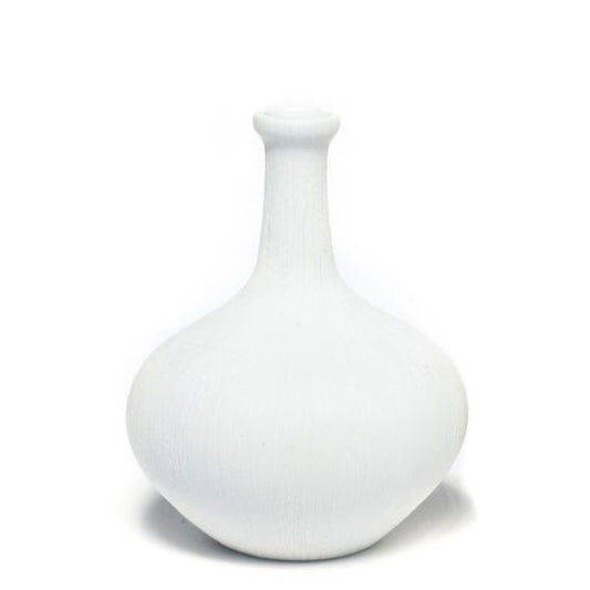 Athen vase - 10 cm - Hvid - Lindform