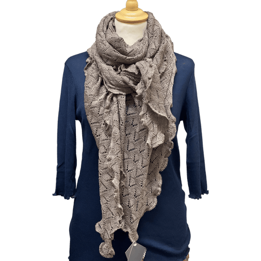 Susi sjal i farven earth fra Invero