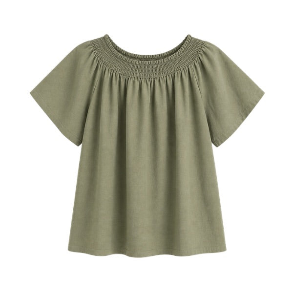 Vicky smock bluse - Salvie - Marc Lauge