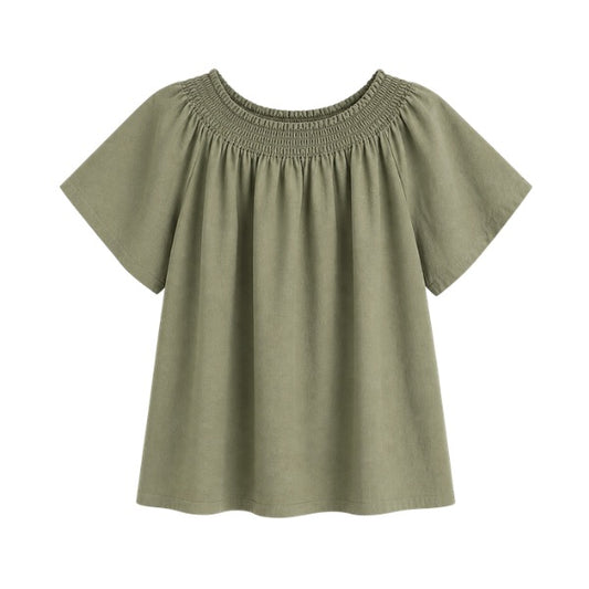 Vicky smock bluse - Salvie - Marc Lauge