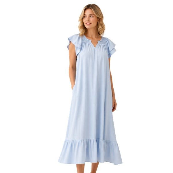 Fie kjole - Soft blue - Marc Lauge