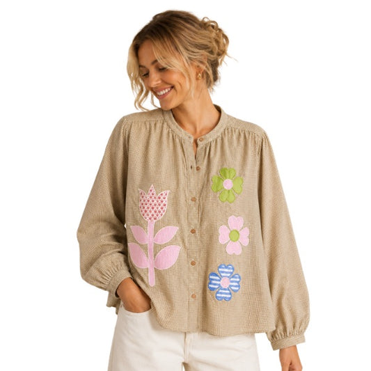 Skjorte - Beige tern - Boho Love