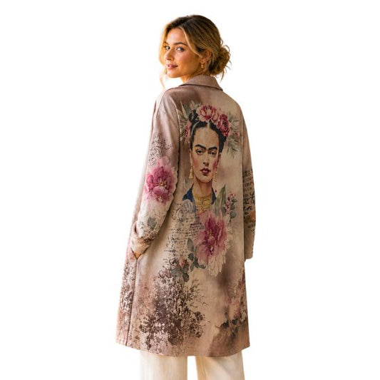 Kahlo cardigan - Beige - Qnuz