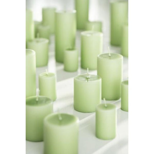 Bloklys H10 Ø6cm - Lysegrøn - 7610-84 - Ib Laursen