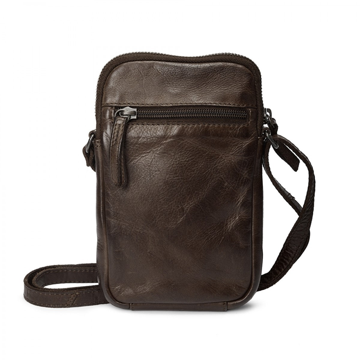 Mobiltaske flet - Brun 110-2 - Pia Ries