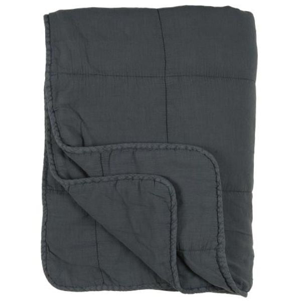 Vintage quilt 130*180cm - Historical blue - Ib Laursen