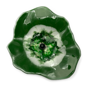 Glasblomst, mørkegrøn fra Grevelsgaard