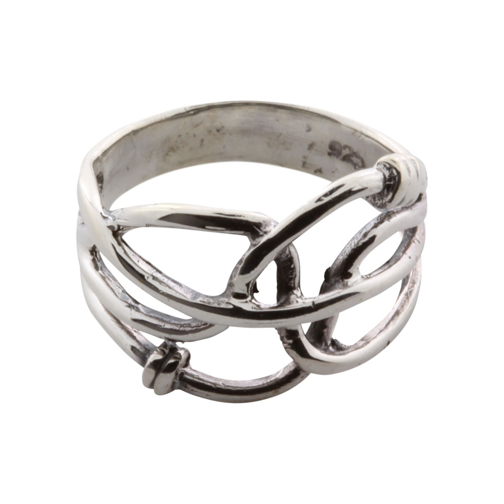 Senatet Fil Vulkan Vikingesmykker - ring af sølv eller bronze med smuk symbolsk ornamentik