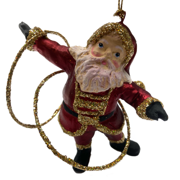Eventyrfigur, julemand med hulahop-ringe