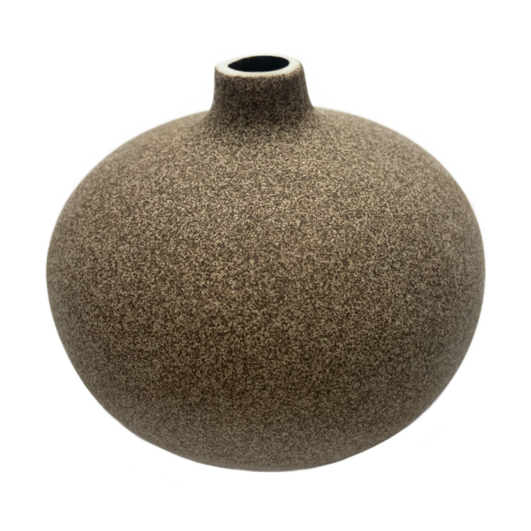 Lindform vase - Bari medium - mørk sand