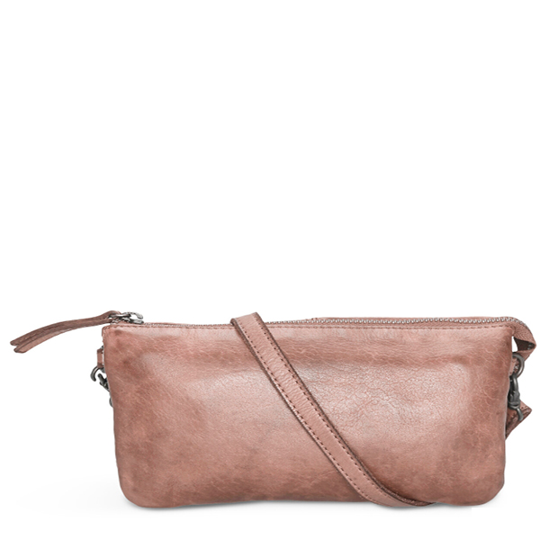 Pia Ries rosa clutch taske med håndledsrem 060-16