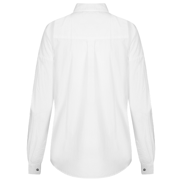 Gai + Lisva Shanta bomulds Poplin hvid skjorte.