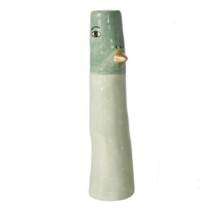 Vase med næb - Grøn med prikker - Speedsberg