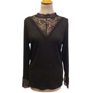 Tine blouse LS - Black - Ofelia