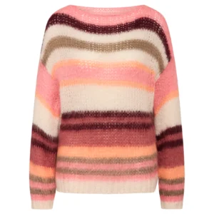 Adona knit - Creme & Pink - La Róuge