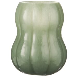 Veneta vase H20cm- Grønt glas - Ib Laursen