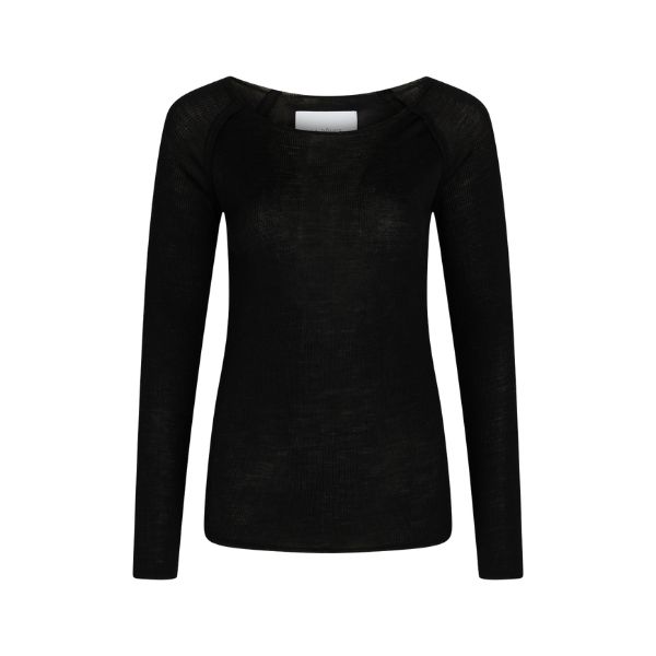 Marie L/S T-shirt - Black - La Róuge