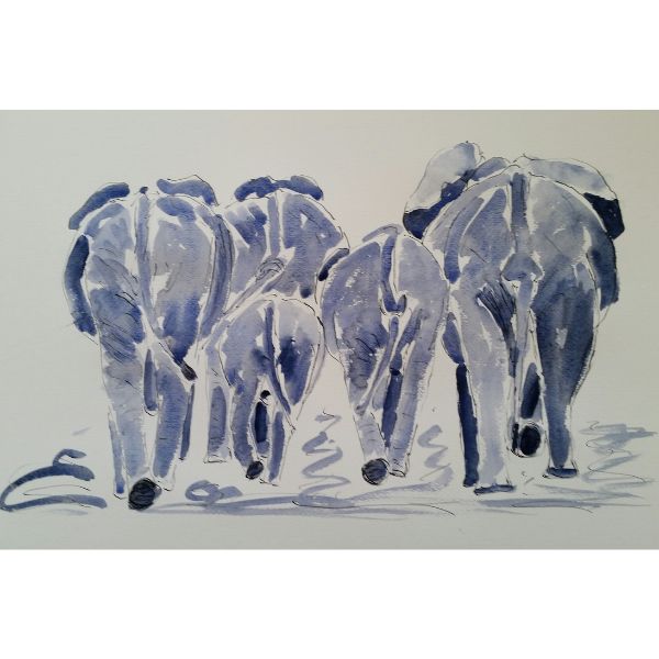 A5 - Fem elefanter - Susanne Kalmar
