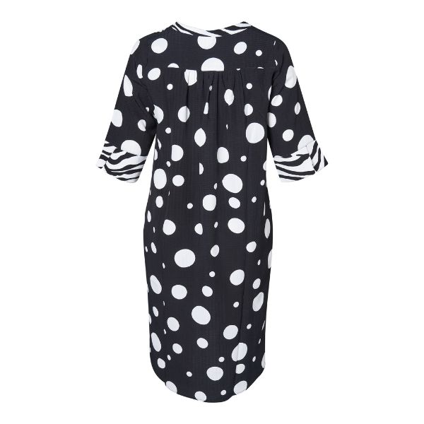 Meridian kjole - Black dot - Aprico