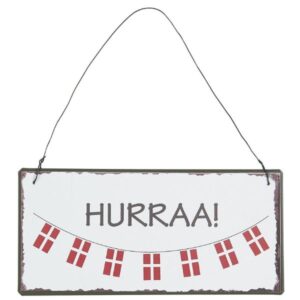 Metal skilt - Hurraa 70120-00 - Ib Laursen