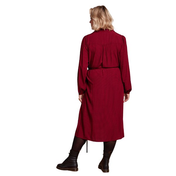 Carina Dress Piper - Carbenet red - King Louie