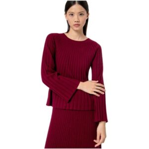 Raglan sweater - Bordeaux rød - Surkana