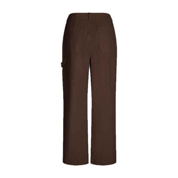 Louise worker pants - Dark Brown - La Róuge