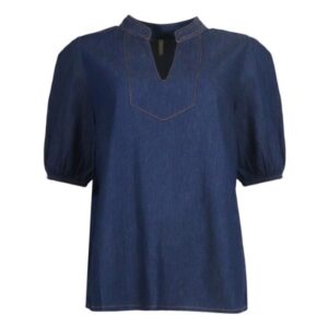 Dalia bluse - Denim - Ofelia