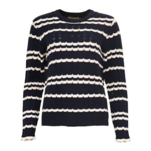 Aurelia Knit pullover - Navy - Ofelia