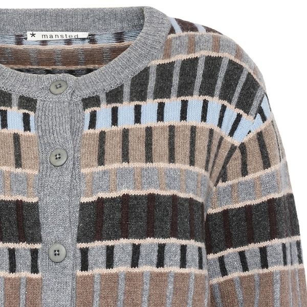 Mabel cardigan - Grey - Mansted