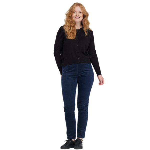 Kelly regular ML - Navy fløjl - Laurie